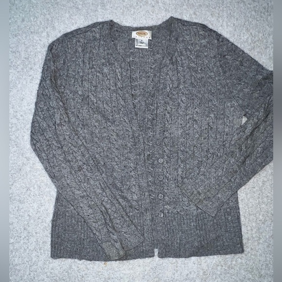 Talbots Sweaters - Talbots vintage Women's Gray cashmere blend-Size M